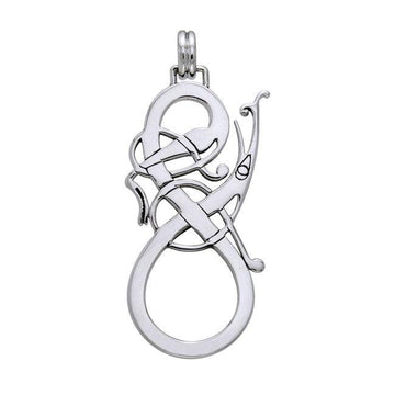 Fierce victory ~ Viking Urnes Animal Sterling Silver Pendant Jewelry TPD1136 - Jewelry